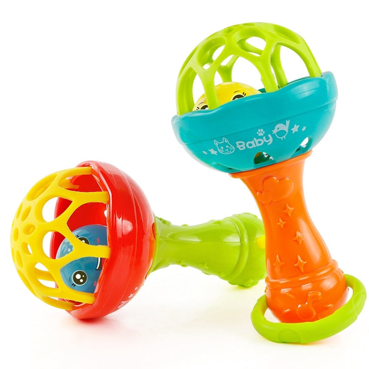Baby Rattles Toy Intelligence Grasping Gums Plastic Hand Bell Rattle Funny Educational Toy，Color Random Delivery - Baby Toys by PMC Jewellery | Online Shopping South Africa | PMC Jewellery