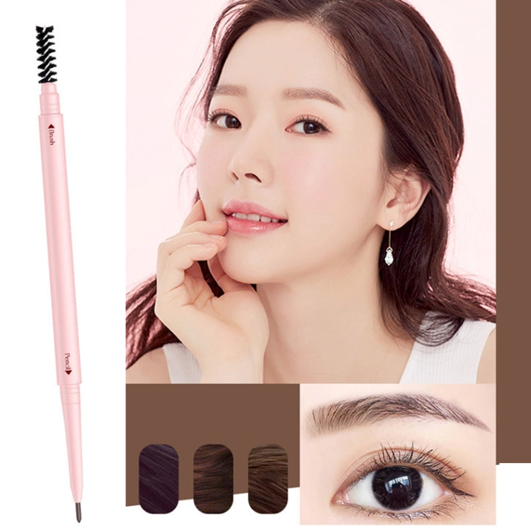 4 PCS Kemelo Double-Headed Automatic Rotating Eyebrow Pencil Waterproof Sweat-Proof Non-Fading Thin Core Eyebrow Pencil(04 Soft Light Brown) - Eyes by PMC Jewellery | Online Shopping South Africa | PMC Jewellery