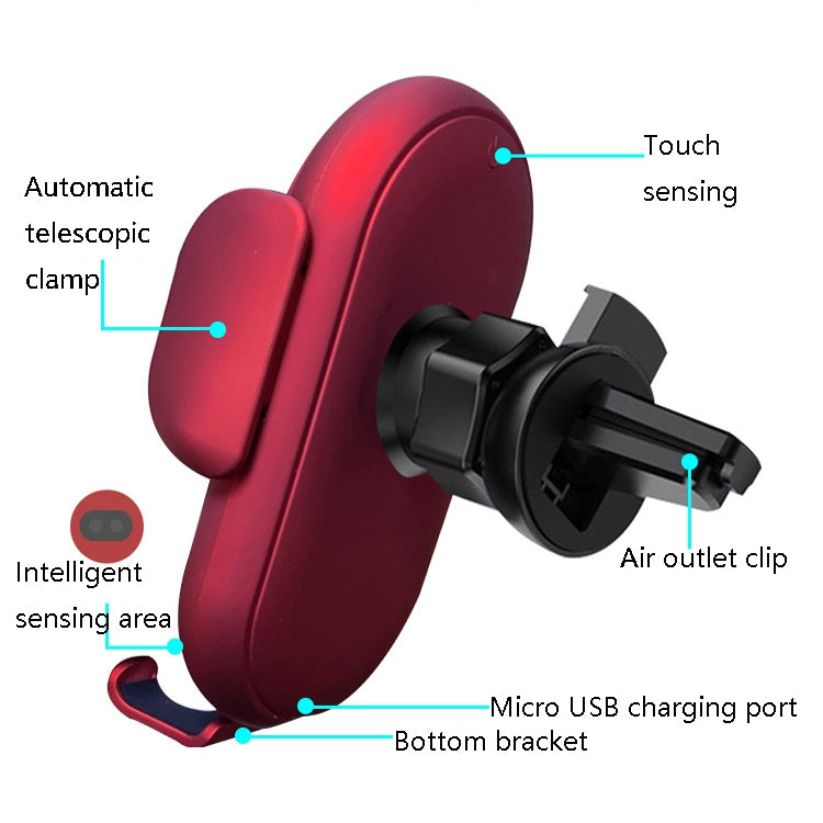 S11 Smart Infrared Sensor Car Wireless Charger, Colour: Yellow - free shipping - PMC TechLife - Order now!