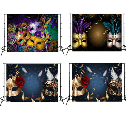 2.1m x 1.5m Masquerade Mask Party Scene Layout Photo Photography Background Cloth(W030) - Other by PMC Jewellery | Online Shopping South Africa | PMC Jewellery