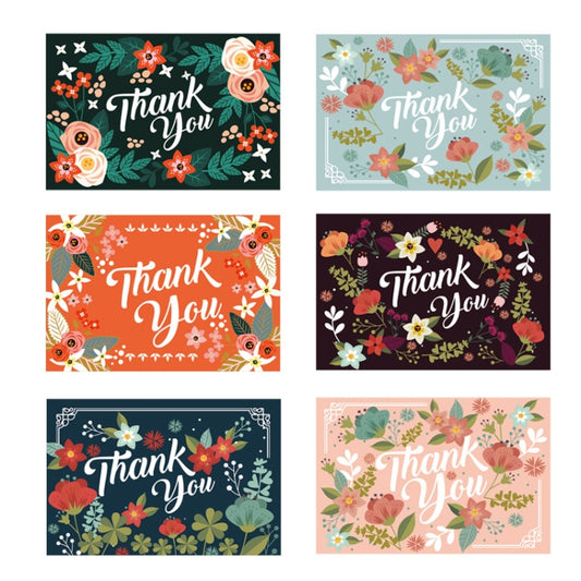 6pcs / Set Christmas Gift Greeting Card Holiday Greeting Message Card(Thank You Greeting Card) - Cards & Invitations by PMC Jewellery | Online Shopping South Africa | PMC Jewellery