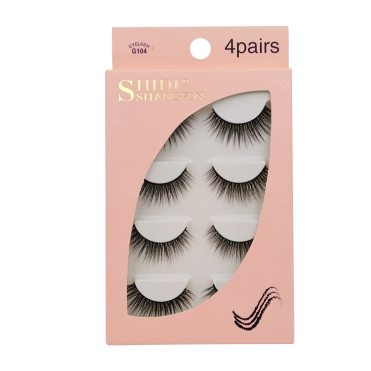 2 PCS 4 Pairs In One Box Handmade Mink False Eyelashes Slender And Long Three-Dimensional Multilayer Eyelashes(G104) - Eyes by PMC Jewellery | Online Shopping South Africa | PMC Jewellery