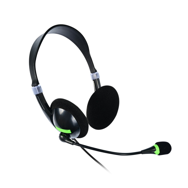 Computer USB Interface Headphone Aviation Headset with Microphone - Multimedia Headset by PMC TechLife | Online Shopping South Africa | PMC TechLife