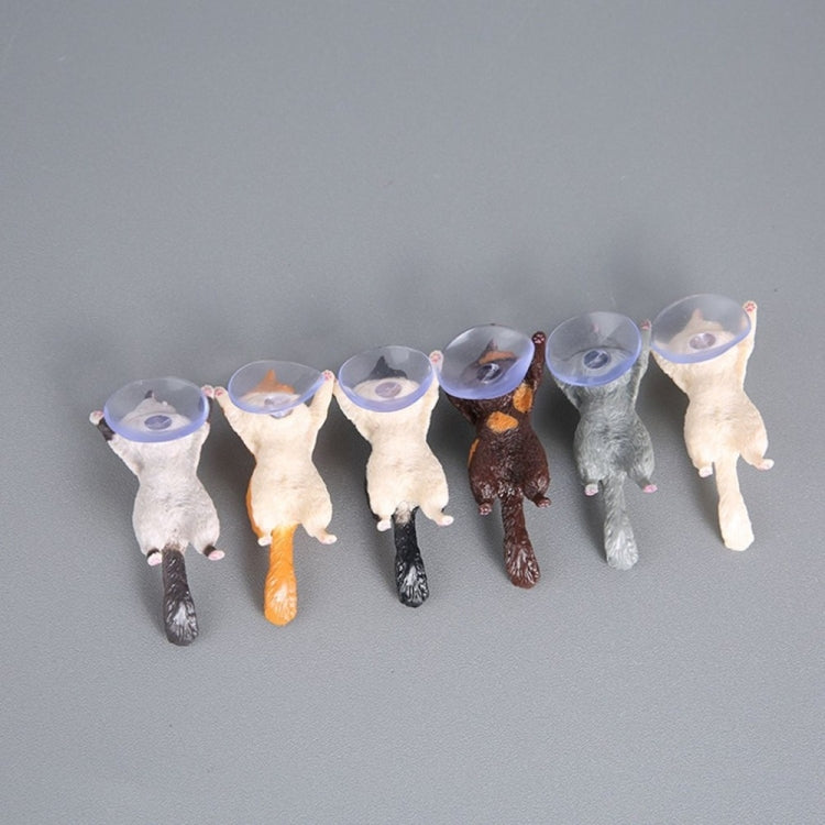 60 PCS Sucker Design Cute Cat Smartphone Holder(Gray) - Desktop Holder by PMC Jewellery | Online Shopping South Africa | PMC Jewellery