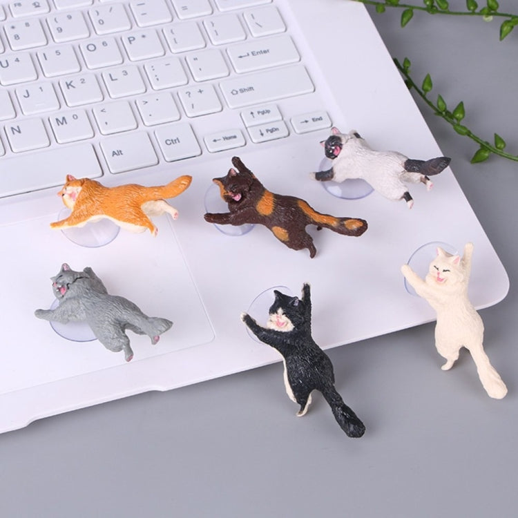 60 PCS Sucker Design Cute Cat Smartphone Holder(White 02) - Desktop Holder by PMC Jewellery | Online Shopping South Africa | PMC Jewellery