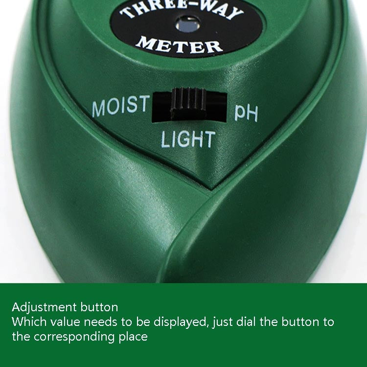 3 In 1 Soil Detector PH Value Light Intensity Test Pen Round Head Soil Dry Moisture Meter - free shipping - PMC TechLife - Order now!
