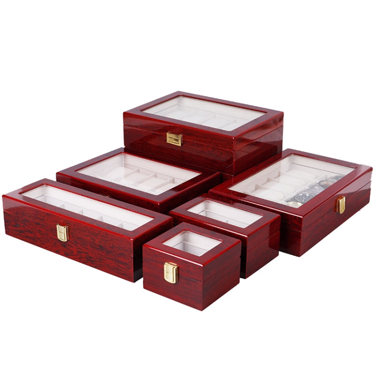 Wooden Baking Paint Watch Box Jewelry Storage Display Box(5-bit Paint) - Watch Storages by PMC Jewellery | Online Shopping South Africa | PMC Jewellery | Buy Now Pay Later Mobicred