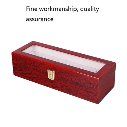 Wooden Baking Paint Watch Box Jewelry Storage Display Box(12-bit Paint) - Watch Storages by PMC Jewellery | Online Shopping South Africa | PMC Jewellery | Buy Now Pay Later Mobicred