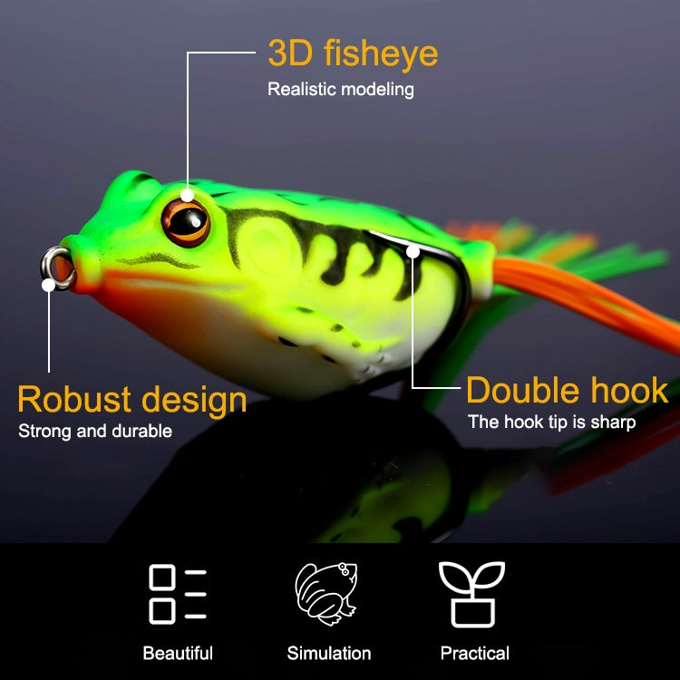 Bionic Thunder Frog Lure Bait Simulation Fishing Bait, Specification: 5.0cm/9g(16) - Fishing Lures by PMC TechLife | Online Shopping South Africa | PMC TechLife
