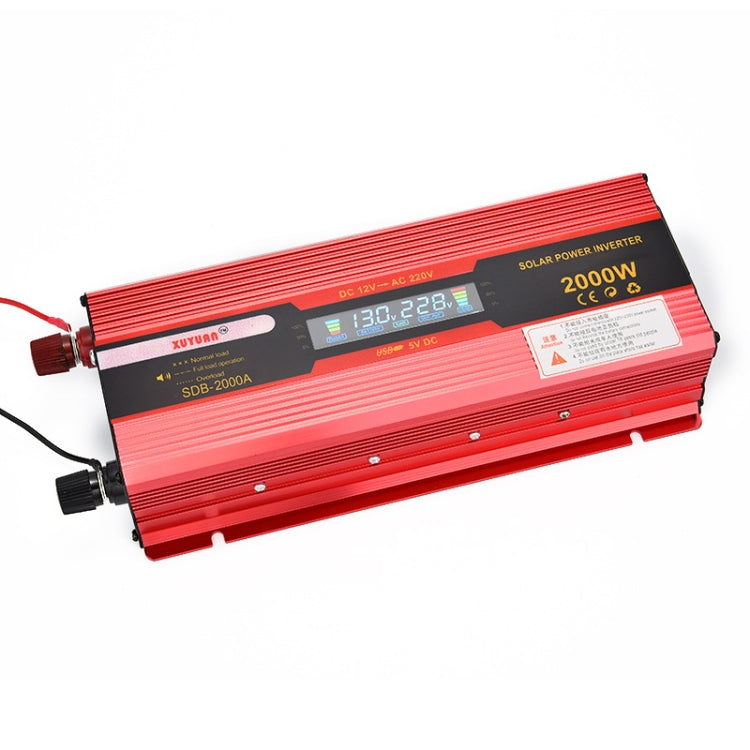 XUYUAN 2000W Car Battery Inverter with LCD Display, Specification: 24V to 110V -  by XUYUAN | Online Shopping South Africa | PMC Jewellery