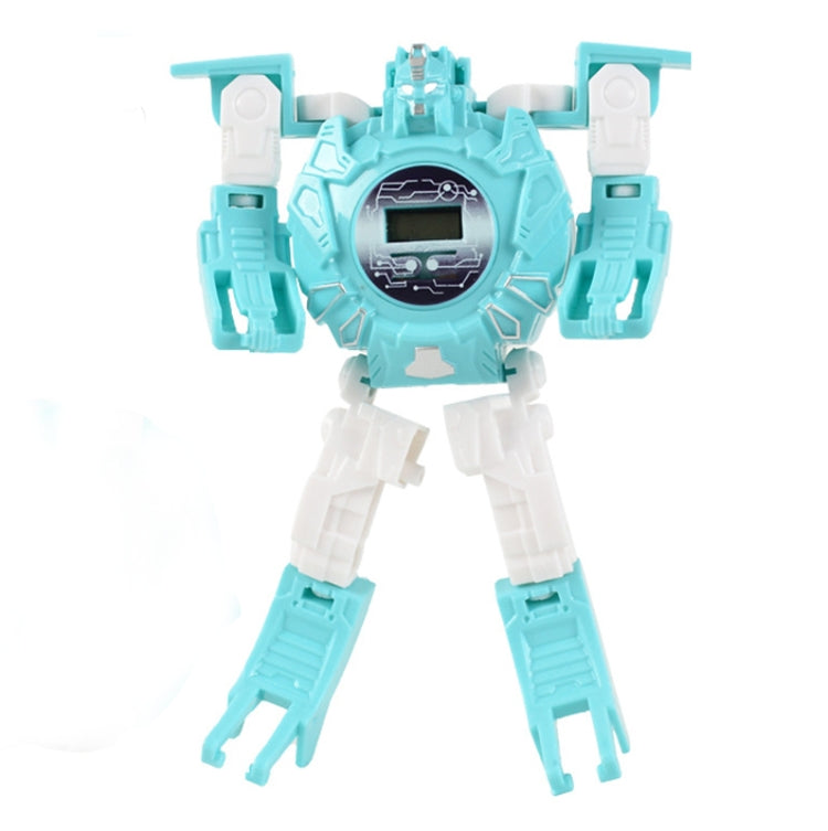 3 PCS Children Electronic Watch Cartoon Deformation Robot Toy Watch(Blue) - Electronic Pets by PMC Jewellery | Online Shopping South Africa | PMC Jewellery