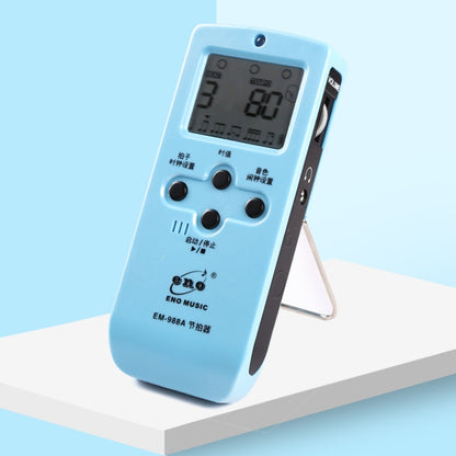 ENO EM-988A Electronic Vocal Rechargeable Metronome For Piano/Guitar/Drum/Guzheng/Violin(Blue) - Stringed Instruments by PMC Jewellery | Online Shopping South Africa | PMC Jewellery