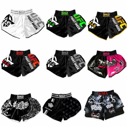 SWERLD Boxing/MMA/UFC Sports Training Fitness Shorts, Size: S(15) - Sports Shorts by SWERLD | Online Shopping South Africa | PMC Jewellery