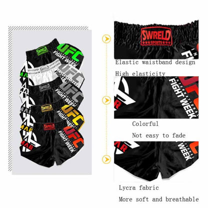 SWERLD Boxing/MMA/UFC Sports Training Fitness Shorts, Size: XXXL(2) - Sports Shorts by SWERLD | Online Shopping South Africa | PMC Jewellery