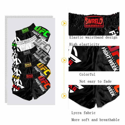 SWERLD Boxing/MMA/UFC Sports Training Fitness Shorts, Size: S(3) - Sports Shorts by SWERLD | Online Shopping South Africa | PMC Jewellery