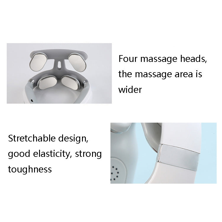 H62 Intelligent Pulse Multi-Function Neck Instrument Charging Neck Massage Device - free shipping - PMC TechLife - Order now!