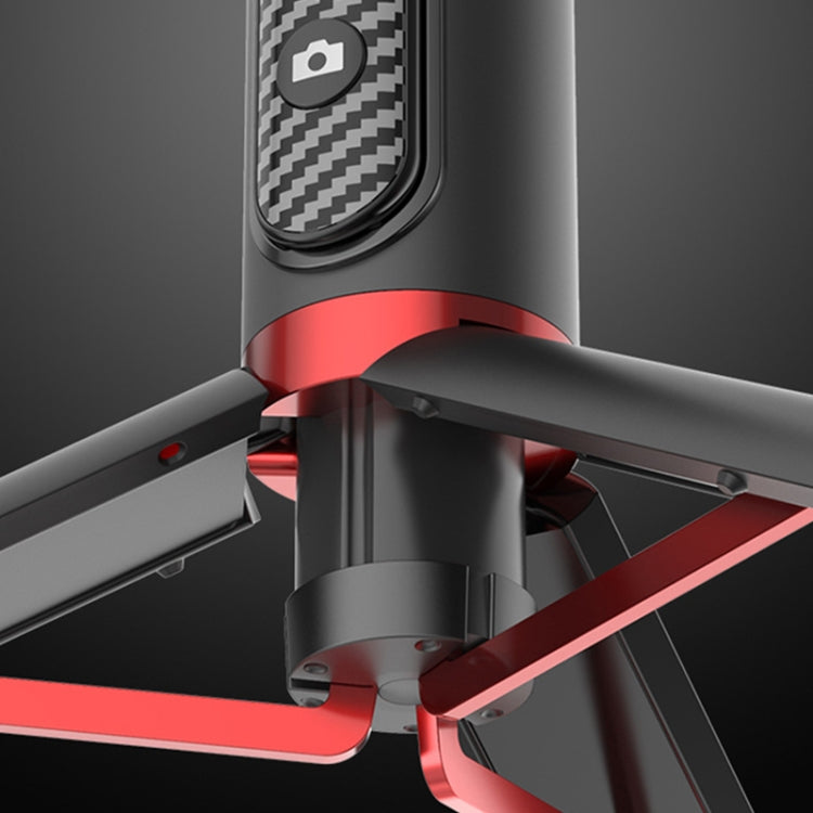 Bluetooth Selfie Stick with Tripod Multi-function Gimbal Mobile Phone Fill Light Live Support(Black) - Selfie Sticks by PMC TechLife | Online Shopping South Africa | PMC TechLife
