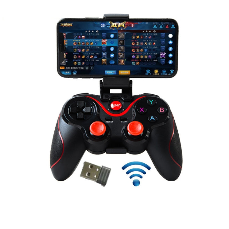 S6 Wireless Bluetooth Game Controller Handle With Bracket & Receiver For Android / IOS / PC - Controller Gamepad by PMC Jewellery | Online Shopping South Africa | PMC Jewellery