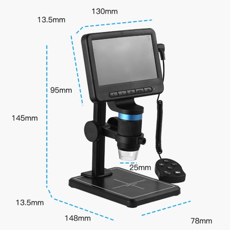 5 Inch Electron Microscope 1080P HD USB Repair Inspection Magnifying Glass - Digital Microscope by PMC Jewellery | Online Shopping South Africa | PMC Jewellery | Buy Now Pay Later Mobicred