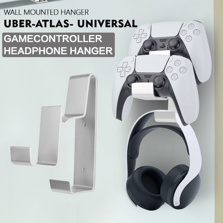 Gamepad & Headphone Three-In-One Wall Mounted Hanger For PS5 / PS4 - Holder by PMC TechLife | Online Shopping South Africa | PMC TechLife | Buy Now Pay Later Mobicred