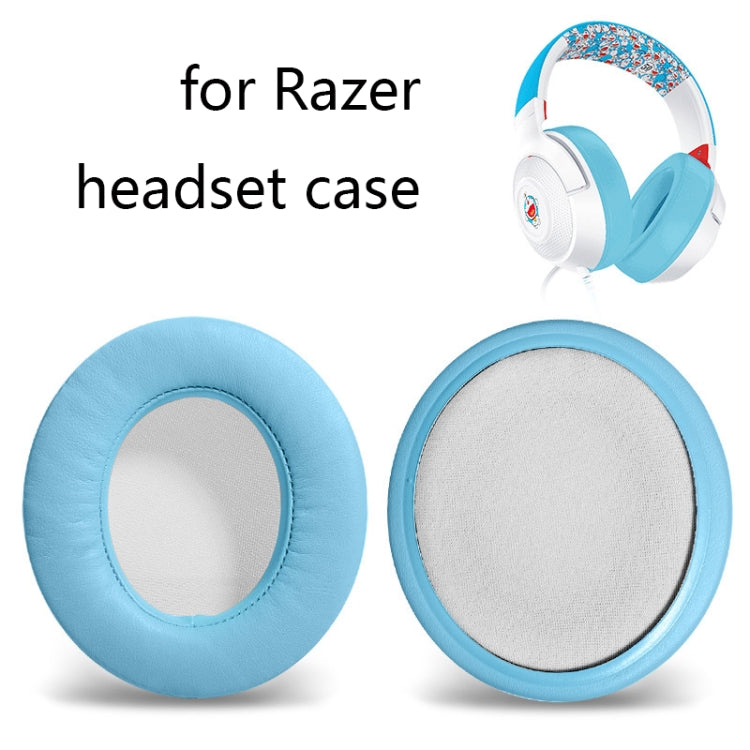 2 PCS Headphone Sponge Case For Razer Standard, Colour: Lambskin (Blue) - Earmuff & Pad by PMC Jewellery | Online Shopping South Africa | PMC Jewellery