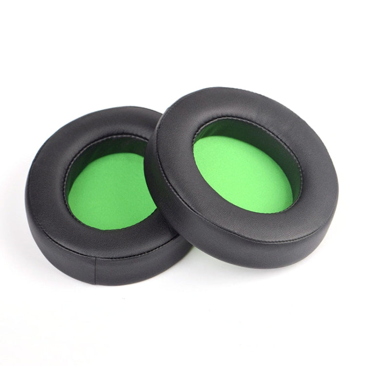 2 PCS Headset Sponge Case For Razer BlackShark V2/V2X/V2SE, Colour: Ellipse(Black Green Net) - Earmuff & Pad by PMC Jewellery | Online Shopping South Africa | PMC Jewellery