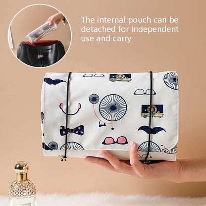 4 In 1 Multi-Function Cosmetics Storage Bag Removable Large Capacity Travel Convenient Cosmetic Bag Wash Bag, Colour: Upgrade Blue - Storage Boxes by PMC Jewellery | Online Shopping South Africa | PMC Jewellery