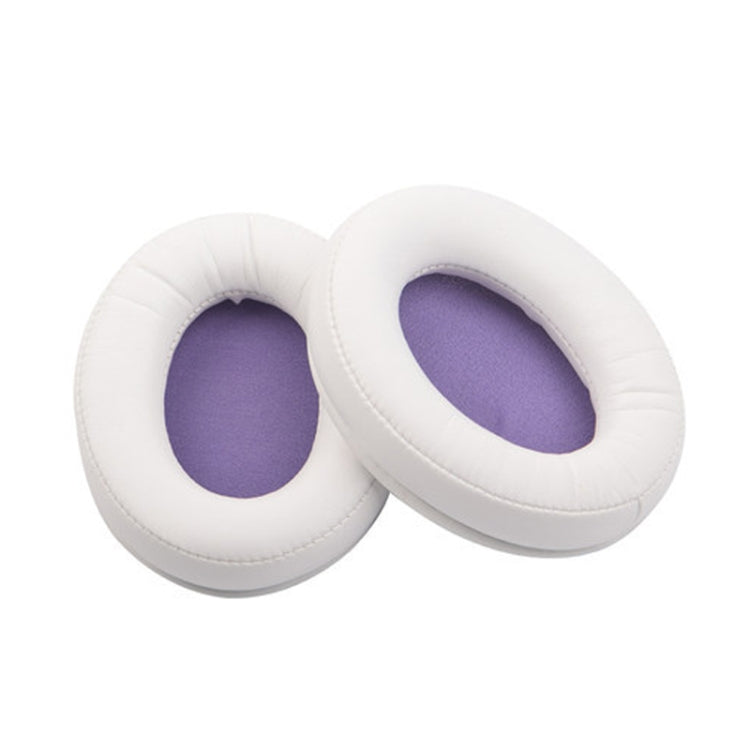 1 Pairs Headset Sponge Cover Ear Pad Leather Case For Kingston Cloud Silver II, Colour: White Splicing - Earmuff & Pad by PMC TechLife | Online Shopping South Africa | PMC TechLife