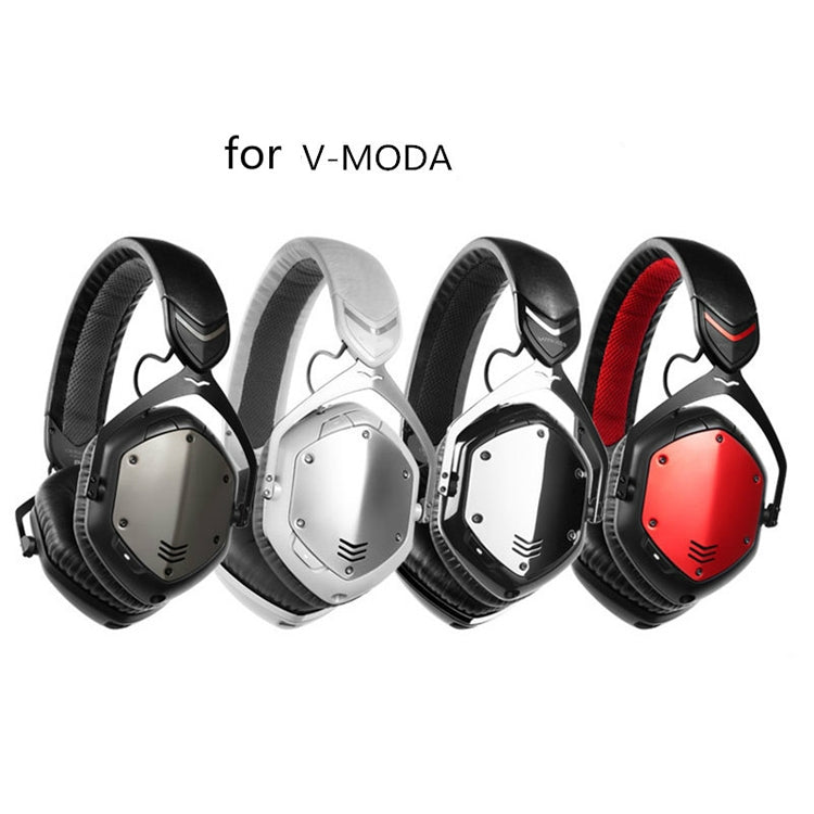 2 PCS Suitable for V-Moda LP/M100/LP2 Headest Sponge Cover Earmuffs, Colour: Black Black Net - Earmuff & Pad by PMC TechLife | Online Shopping South Africa | PMC TechLife