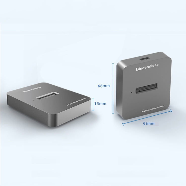 Blueendless M.2 NGFF / NVME Solid State Drive Bottom USB3.1 Notebook External SSD Mobile Hard Disk Socket, Style: SD01 (M.2 SATA Protocol) - HDD Enclosure by Blueendless | Online Shopping South Africa | PMC TechLife | Buy Now Pay Later Mobicred
