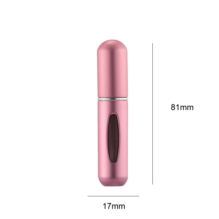 5 PCS 5ml Mini Perfume Spray Bottle With Bottom Filling Self-Pump Type Travel Portable Sub-Bottling Bottle Random Colour Delivery - Cosmetics bottle by PMC Jewellery | Online Shopping South Africa | PMC Jewellery