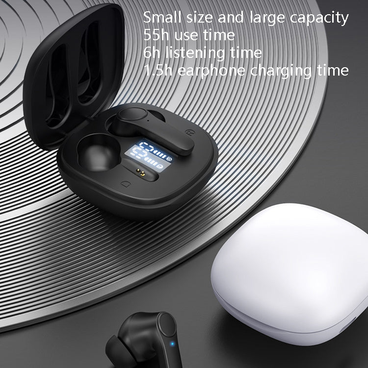 B11 TWS Bluetooth 5.0 Sports Wireless ANC Noise Cancelling In-ear Earphones with Charging Box, Support LED Power Display(White) - TWS Earphone by PMC Jewellery | Online Shopping South Africa | PMC Jewellery