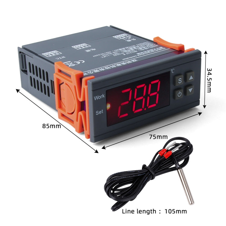 MH-1210W Digital LCD Temperature Controller Thermocouple Thermostat Regulator with Sensor Termometer, Temperature Range: -50 to 110 Degrees Celsius - Thermostat & Thermometer by PMC Jewellery | Online Shopping South Africa | PMC Jewellery