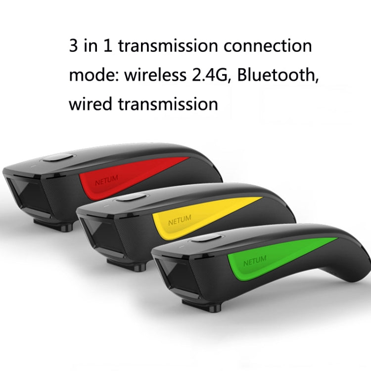 NETUM C750 Wireless Bluetooth Scanner Portable Barcode Warehouse Express Barcode Scanner, Model: C740 One-dimensional - free shipping - PMC TechLife - Order now!