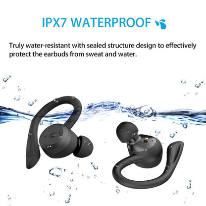 BE1032 Ear-mounted Waterproof Sports TWS Wireless Bluetooth Earphone(Fluorescent Green) - TWS Earphone by PMC Jewellery | Online Shopping South Africa | PMC Jewellery