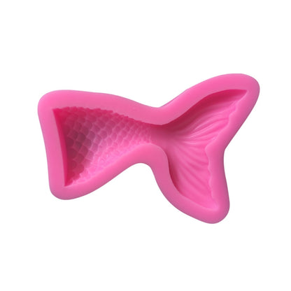 Mini Mermaid Tail Liquid Silicone Mold Fondant Baking Mold, Specification: Large (Pink) 15-94 - Food Molds by PMC Jewellery | Online Shopping South Africa | PMC Jewellery