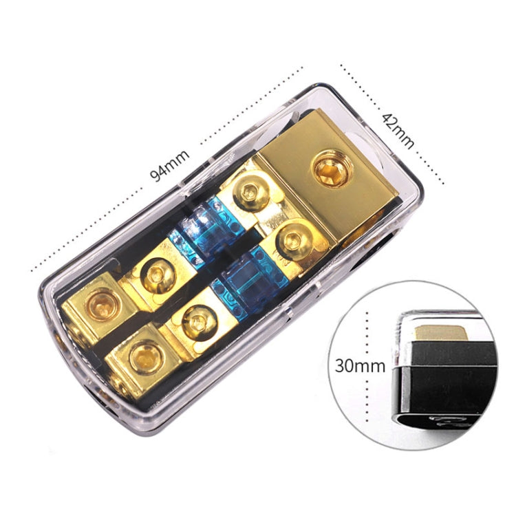 Car Audio Modification Fuse Holder Fuse Liner Fuse Splitter, Specification: 1 In 2 Out - Fuse by PMC TechLife | Online Shopping South Africa | PMC TechLife