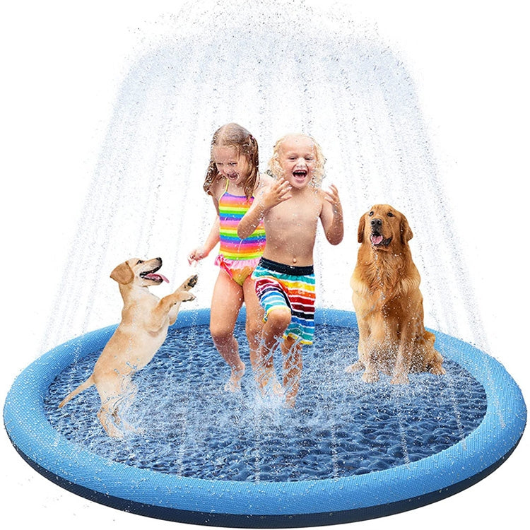 FY008 PVC Pet Sprinkler Mat Outdoor Lawn Water Fun Mat, Diameter: 150CM - Water Fun & Sand Toys by PMC Jewellery | Online Shopping South Africa | PMC Jewellery