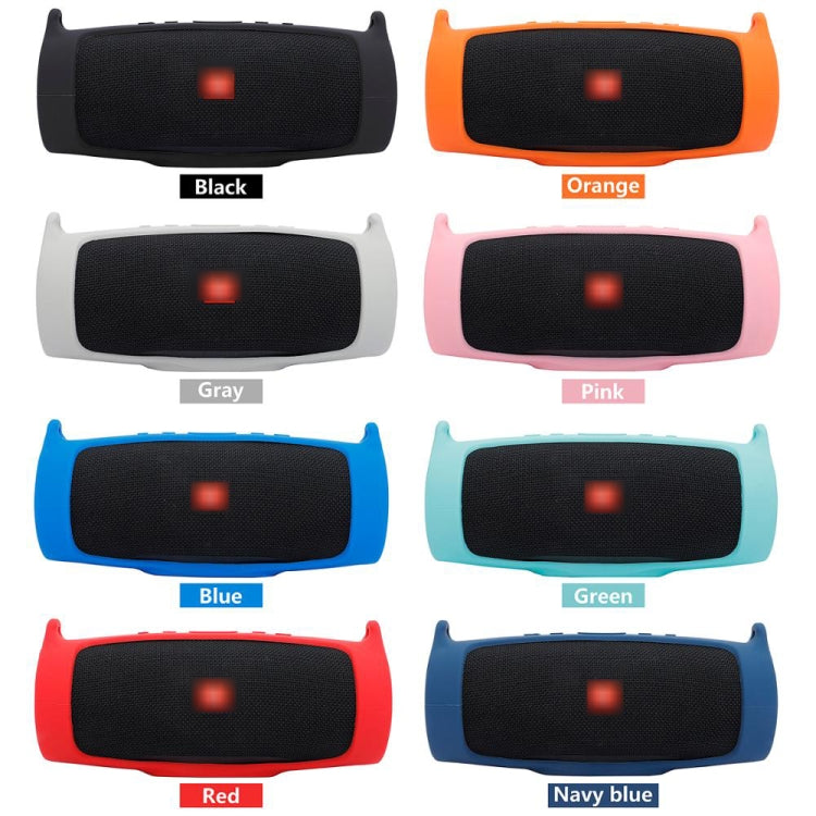 For JBL Charge 4 Bluetooth Speaker Portable Silicone Protective Cover with Shoulder Strap & Carabiner(Orange) - Protective Case by PMC Jewellery | Online Shopping South Africa | PMC Jewellery