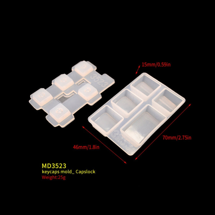 2 PCS DIY Keycap Silicone Mold OEM Mechanical Keyboard Silicone Mold, Style: MD3523 - Arts & Crafts by PMC Jewellery | Online Shopping South Africa | PMC Jewellery