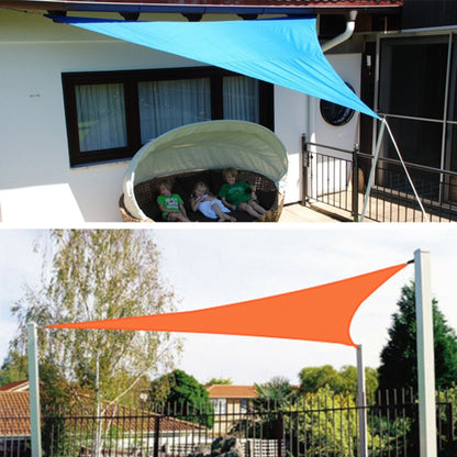 Triangle Outdoor Garden Sunshade Sail Waterproof Anti-UV Canopy, Size: 2m x 2m x 2m(Black) - Tents & Accessories by PMC Jewellery | Online Shopping South Africa | PMC Jewellery