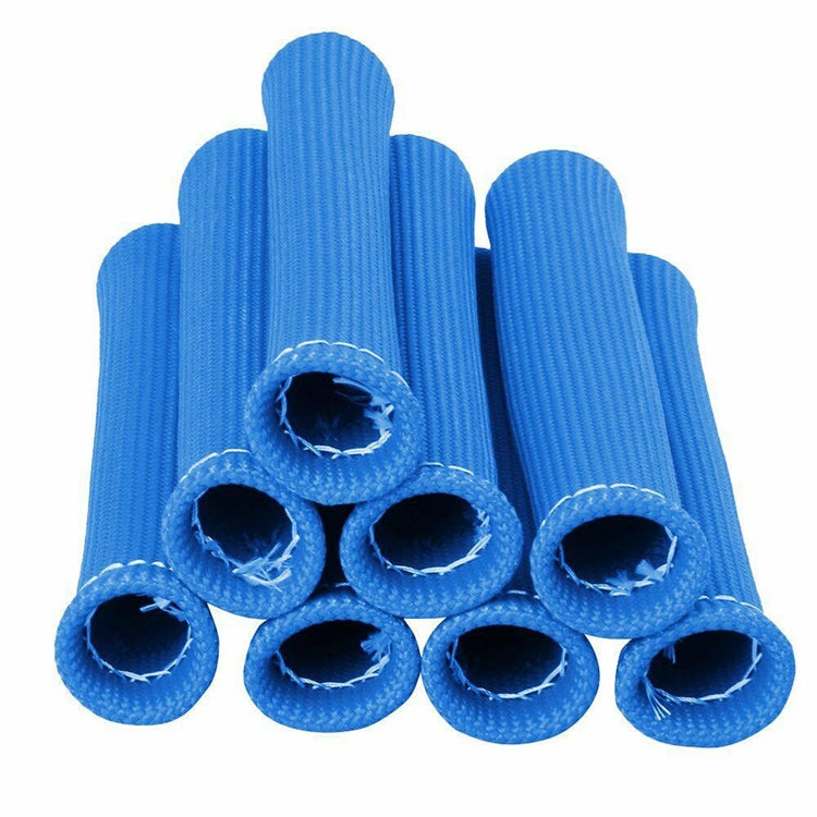 8 PCS / Set High-Temperature Car Spark Plug Protective Cover Spark Plug Heat Shield(Blue) - free shipping - PMC TechLife - Order now!