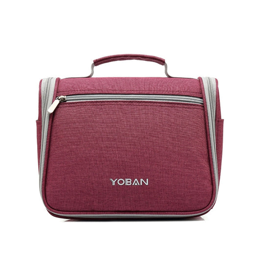 YOBAN Travel Outdoor Multifunctional Large-Capacity Washing Storage Bag Hanging Waterproof Cosmetic Bag(Rose Red) - Storage Boxes by PMC Jewellery | Online Shopping South Africa | PMC Jewellery