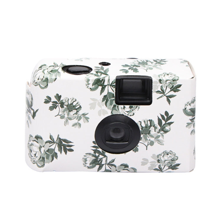 Retro Peony Cute Disposable Film Mini Point-And-Shoot Camera with 17 Sheets Films - Children Cameras by PMC Jewellery | Online Shopping South Africa | PMC Jewellery