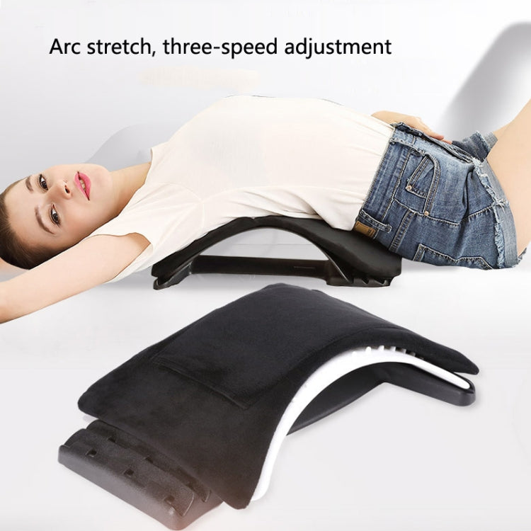 Electric Heating Belt Waist Lumbar Spine Massager Waist Four Seasons Heating Spine Correction Backrest Ordinary Model (Black) - Massage & Relaxation by PMC Jewellery | Online Shopping South Africa | PMC Jewellery