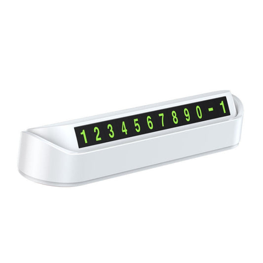 Hidden Parking Number Card Nightlight Number Button Parking Number Card, Style: Neutral (White) - Parking Card by PMC Jewellery | Online Shopping South Africa | PMC Jewellery