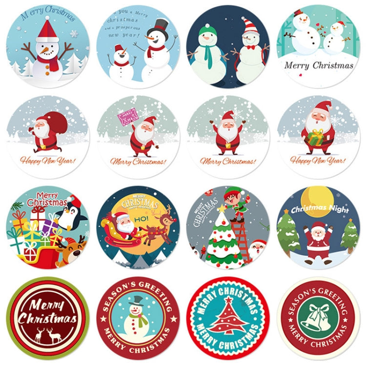 Christmas Gift Sticker Decoration Label Sealing Sticker(HA048) - Stickers by PMC Jewellery | Online Shopping South Africa | PMC Jewellery
