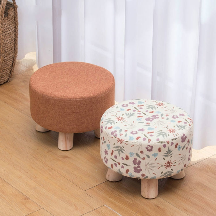 Fashion Creative Small Stool Living Room Home Solid Wood Small Chair(Blue) - Chairs by PMC TechLife | Online Shopping South Africa | PMC TechLife | Buy Now Pay Later Mobicred