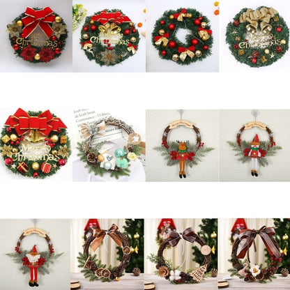 Christmas Decoration Wreath Garland Rattan Door Hanging, Specification: Lemon - Ornaments by PMC Jewellery | Online Shopping South Africa | PMC Jewellery