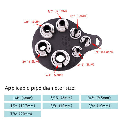 4 PCS Tracheer Dedicated Disassembled Automobile Air Conditioning Repair Tool(Air-conditioning Tubing Disassembler) - Hand Tool Sets by PMC Jewellery | Online Shopping South Africa | PMC Jewellery